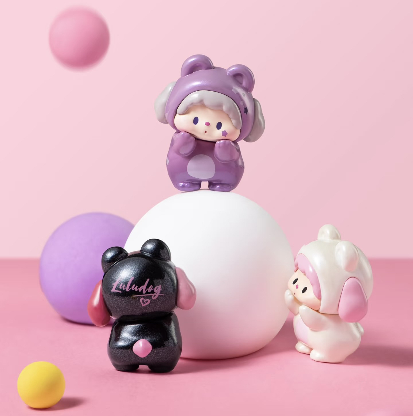 【Do米乐拆盒】噜噜狗小熊派对系列萌粒产品创意可爱潮玩