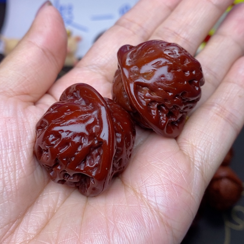 【闪购商品】文玩核桃吊坠官*圆34手捻