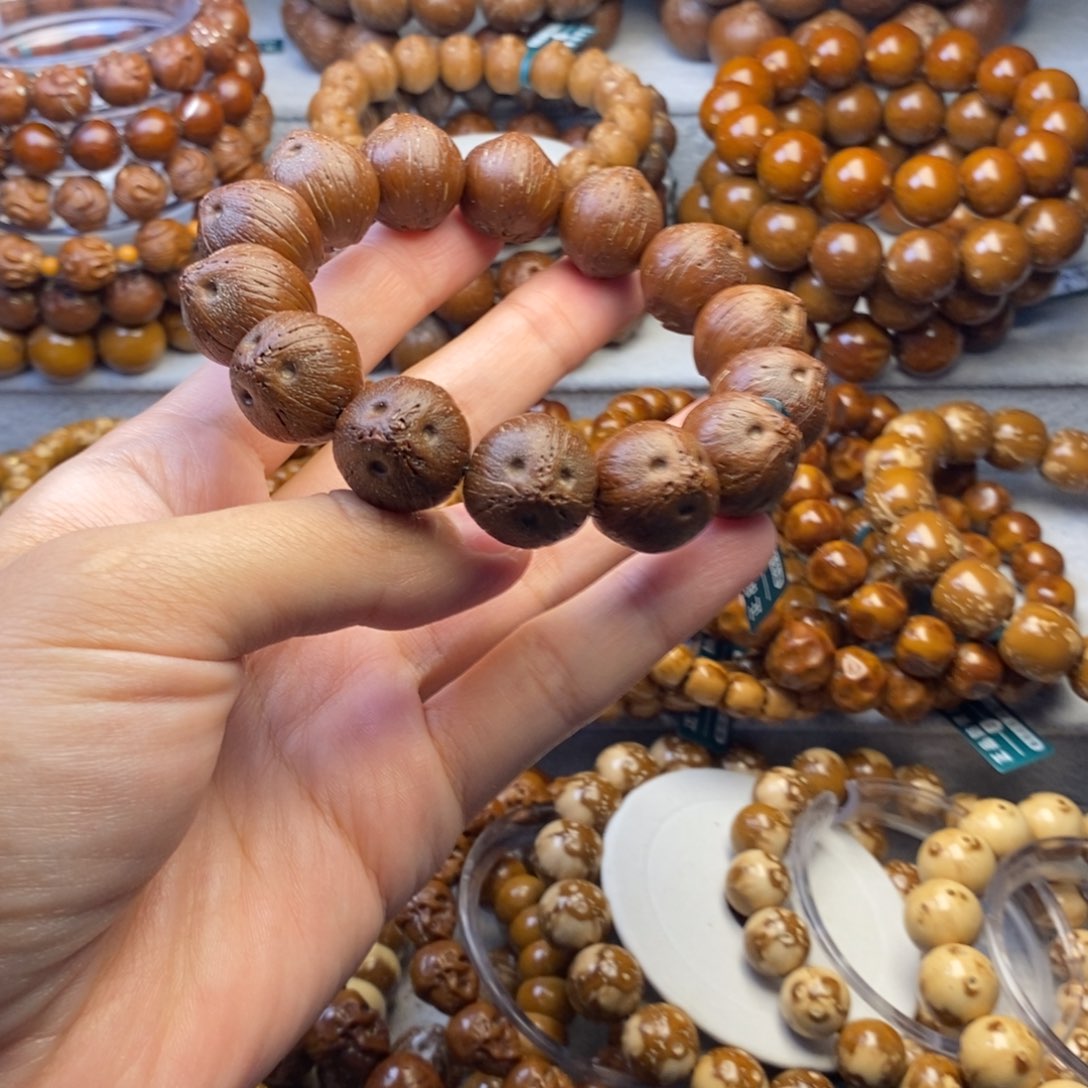 紫金鼠手串17+纯圆紫金鼠原籽