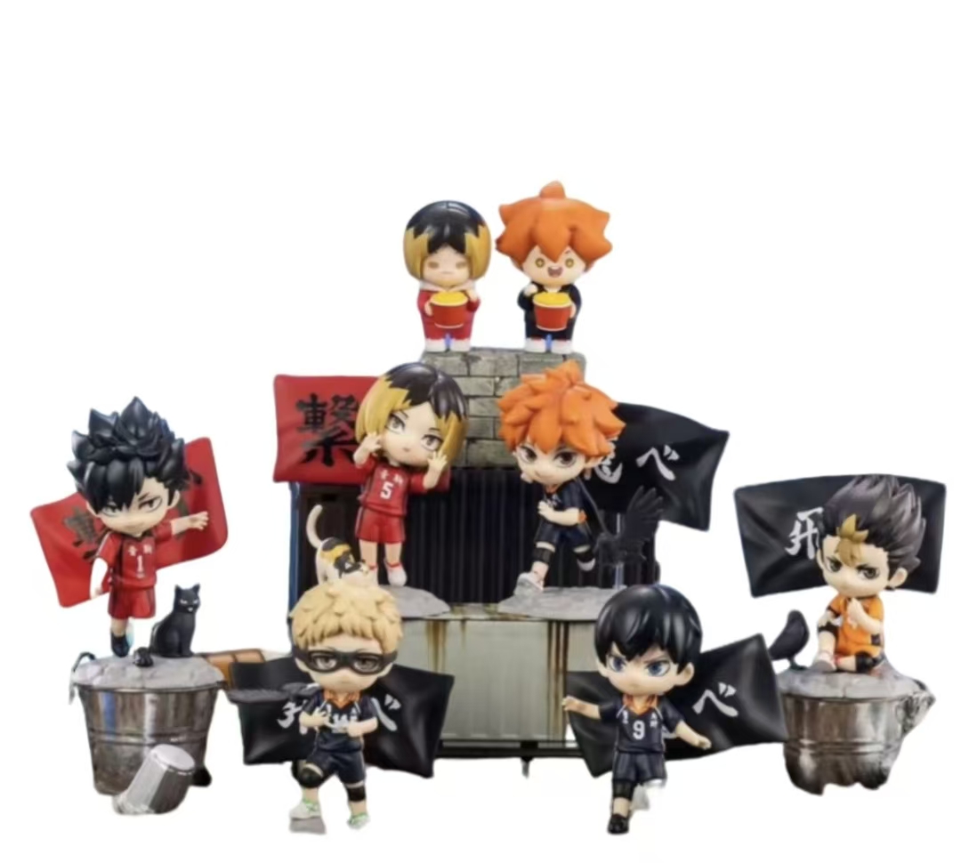 【鸭鸭】排球少年垃圾场对决手办盲盒（默认代拆）