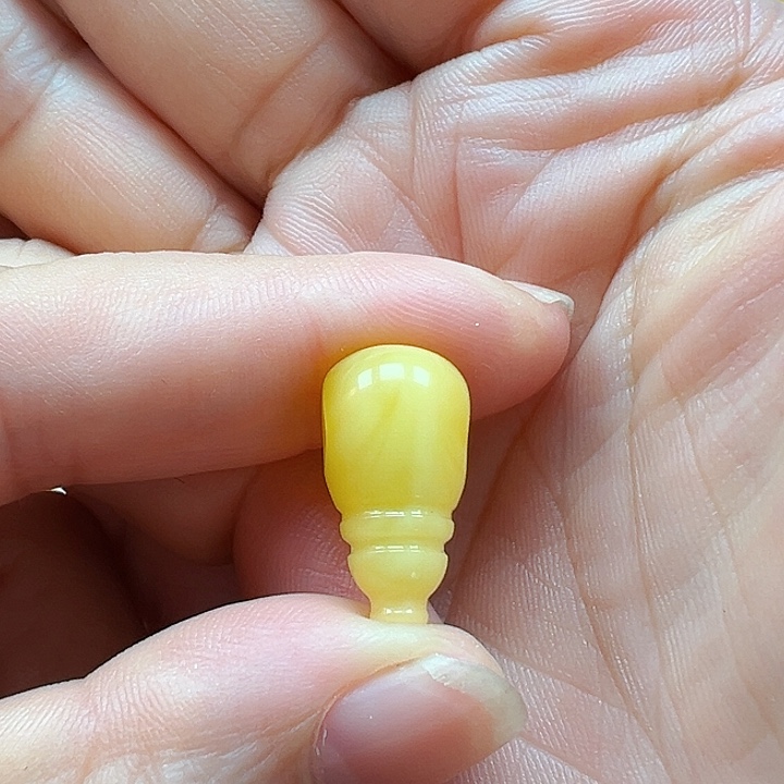 未镶嵌琥珀裸石蜜蜡三通