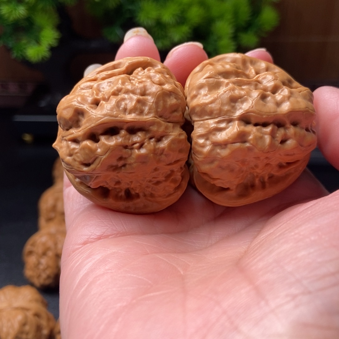 文玩核桃把件蛤蟆头41