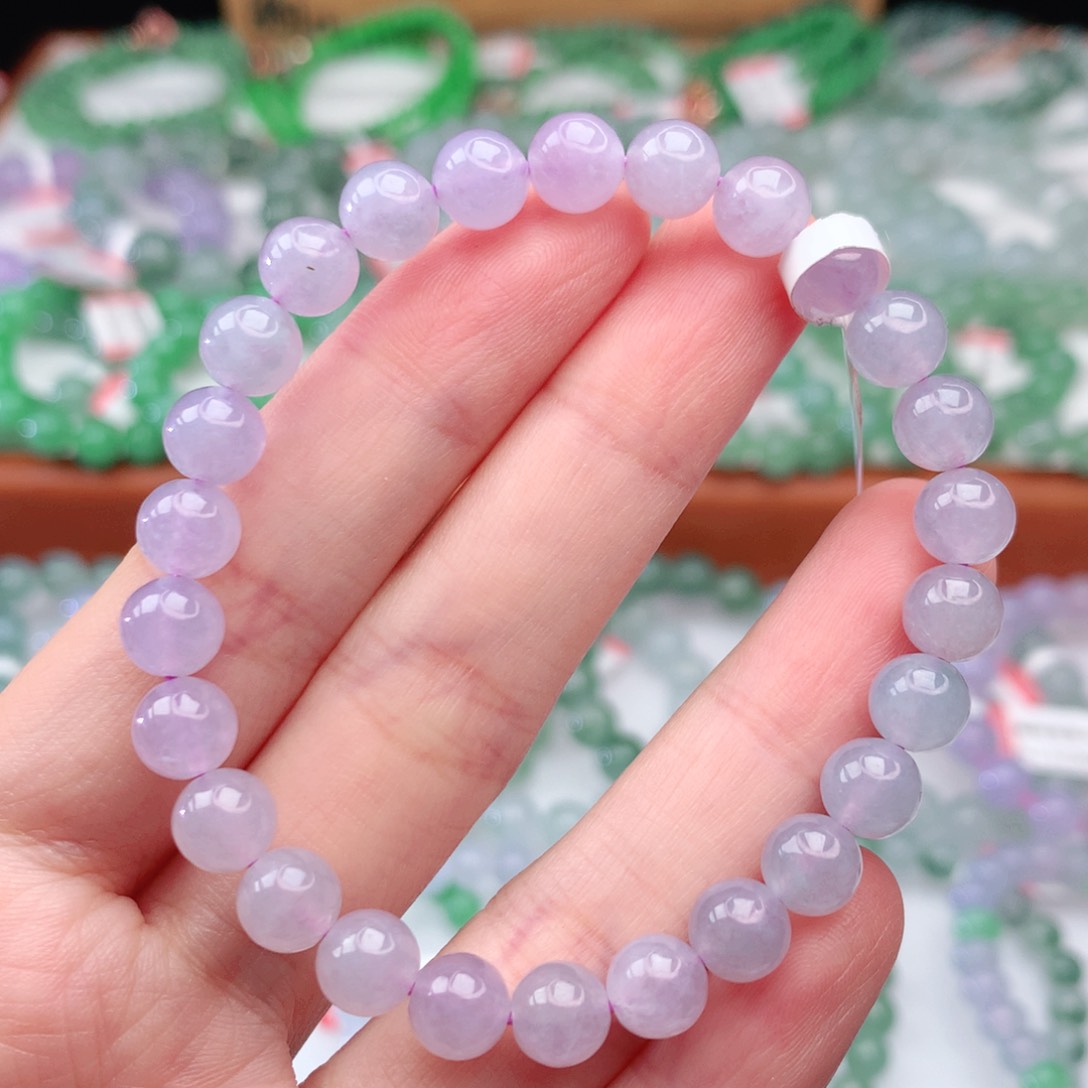 翡翠手链未镶嵌翡翠7mm