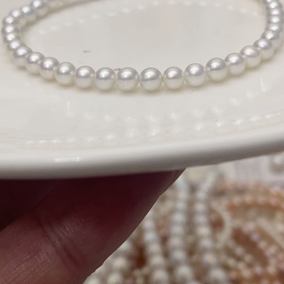 淡水珍珠手链未镶嵌4毫米