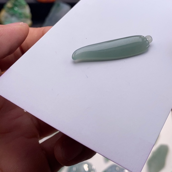 翡翠未镶嵌颈饰缅甸天然a货翡翠