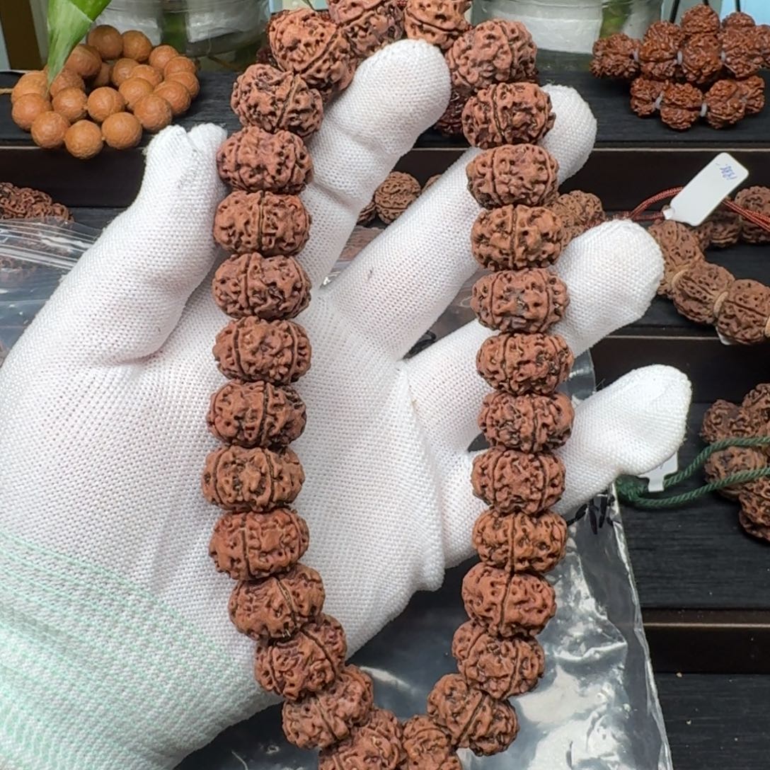 北***爷手串金刚菩提19天然纽扣