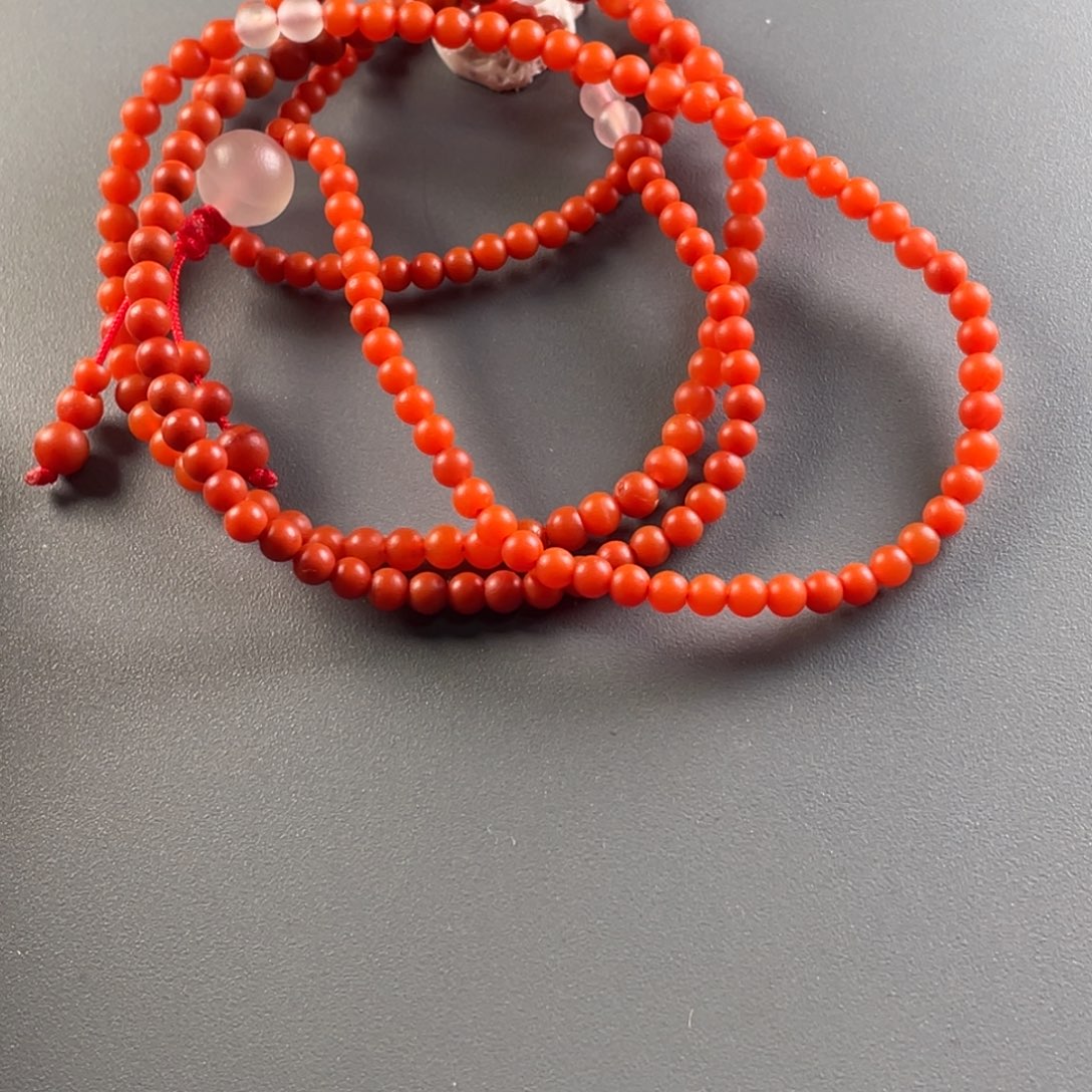 y***q南红玛瑙未镶嵌保山天然原矿杨柳啊东寨老南红多圈手链