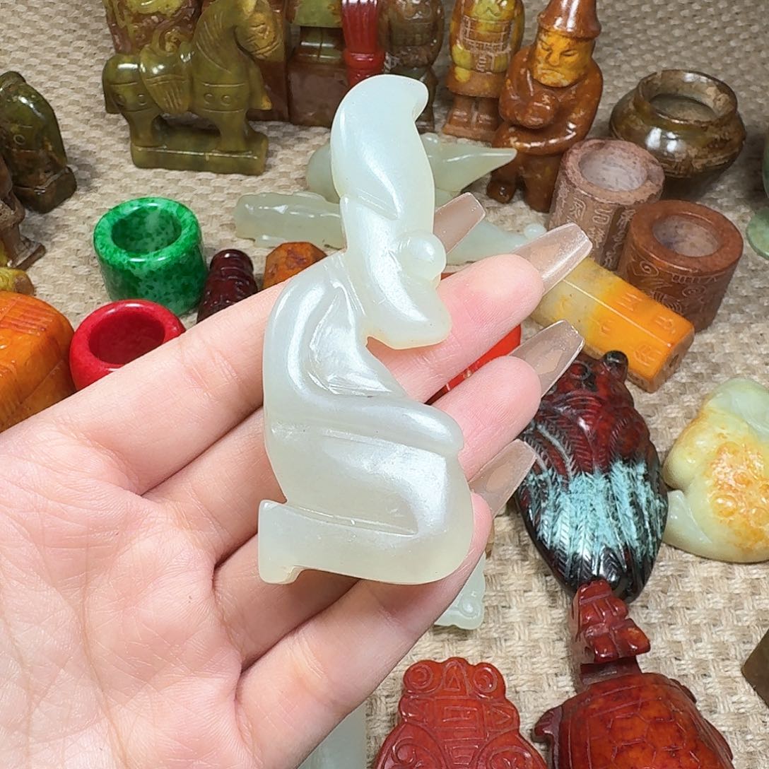 白玉菩提吊坠挂件