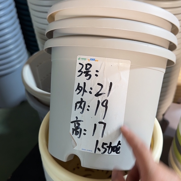 微瑕3#灰白10个无托