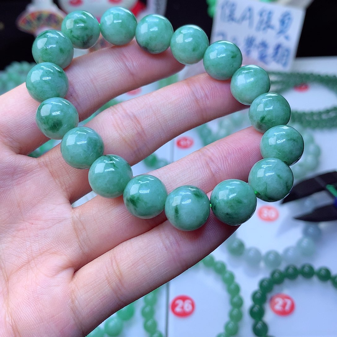翡翠毛衣链未镶嵌