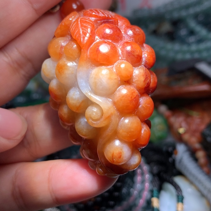 翡翠项链未镶嵌保真天然A货翡翠