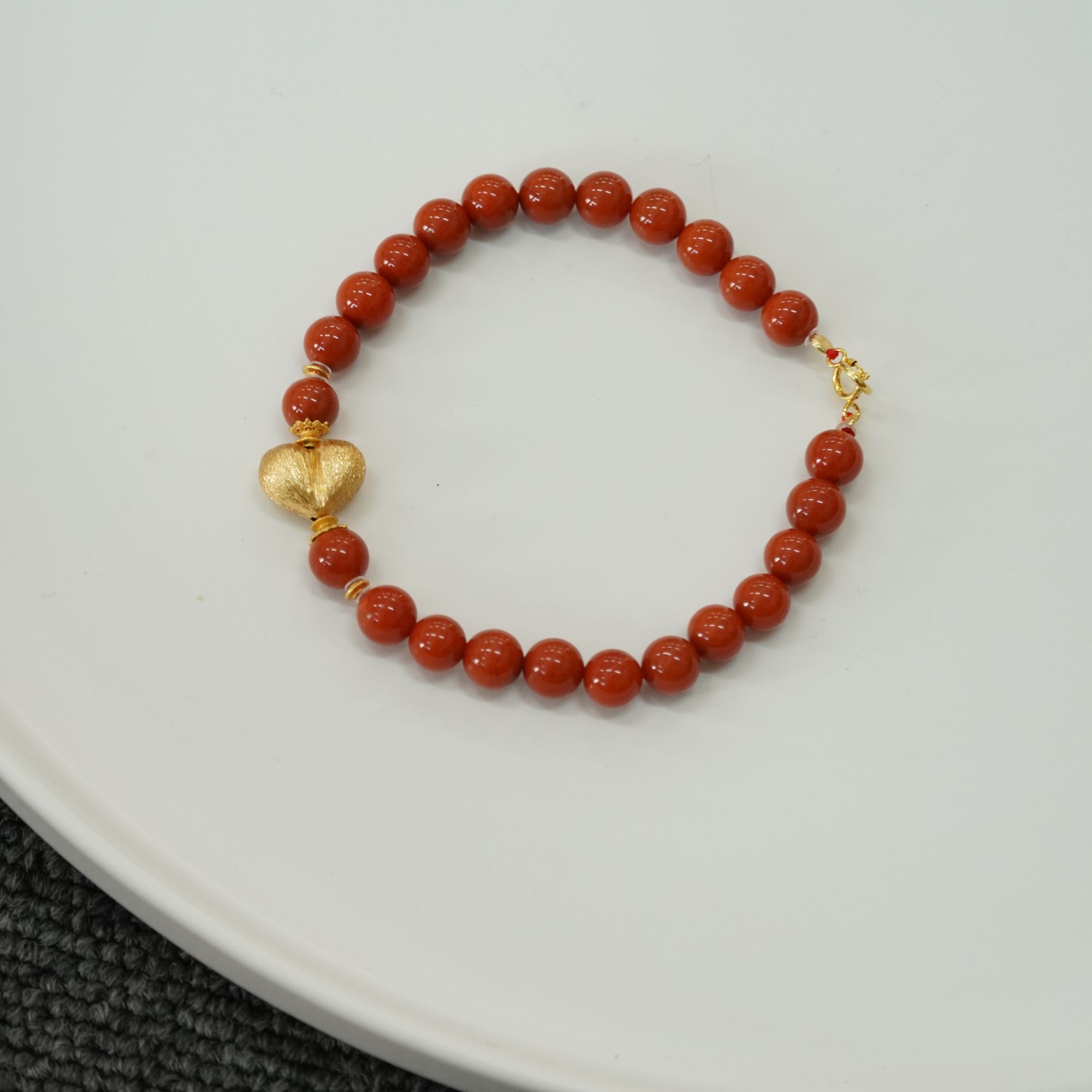 【不二】卷王-5A高品级-川料瓦西南红DIY手链6mm（多样性发）