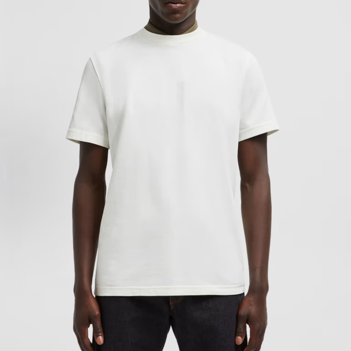 SC25470 夏季男子休闲舒适纯棉透气圆领短袖T恤