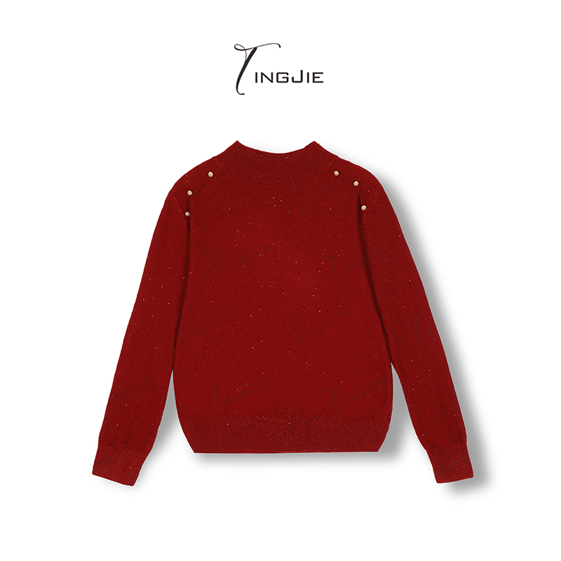 【朱砂】纯羊毛100%细腻软糯保暖毛衣星空高级感 B305