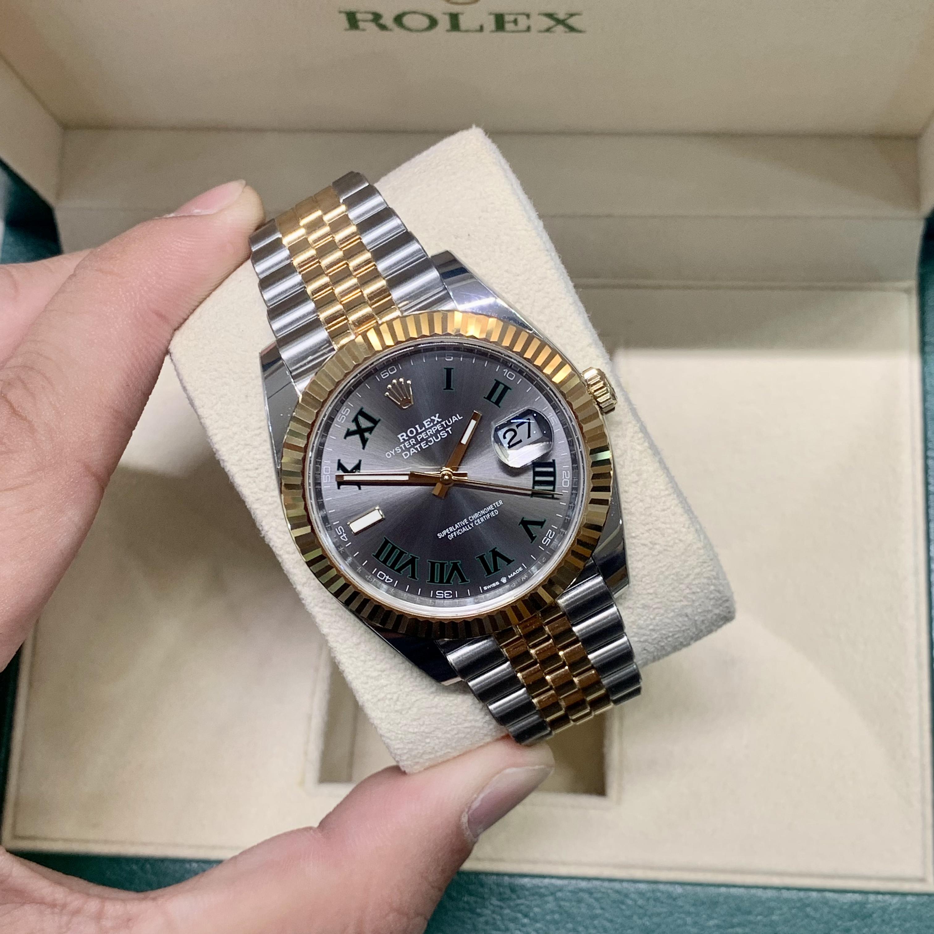 99新 Rolex/劳力士 M126333-0020 五珠绿萝 保卡 23年2月14日
