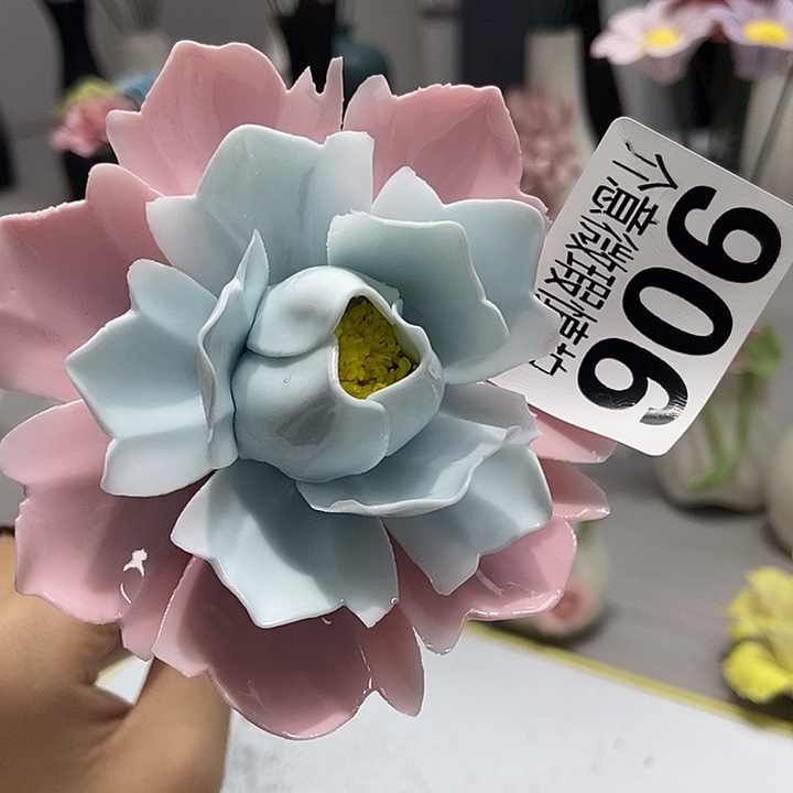 陶瓷纯手工捏花设计