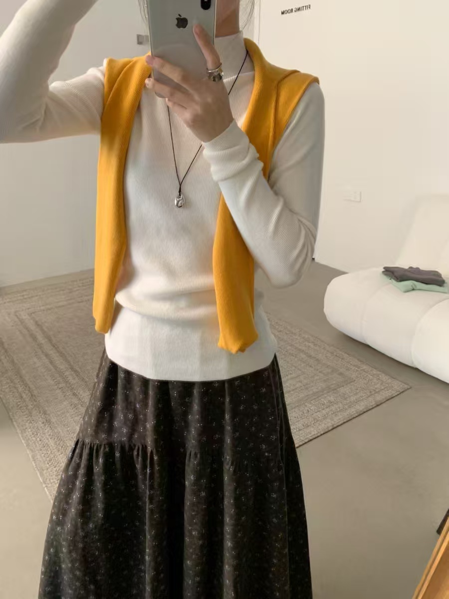 一线成衣高领/半高领立领纯色打底衫 8023 二喜