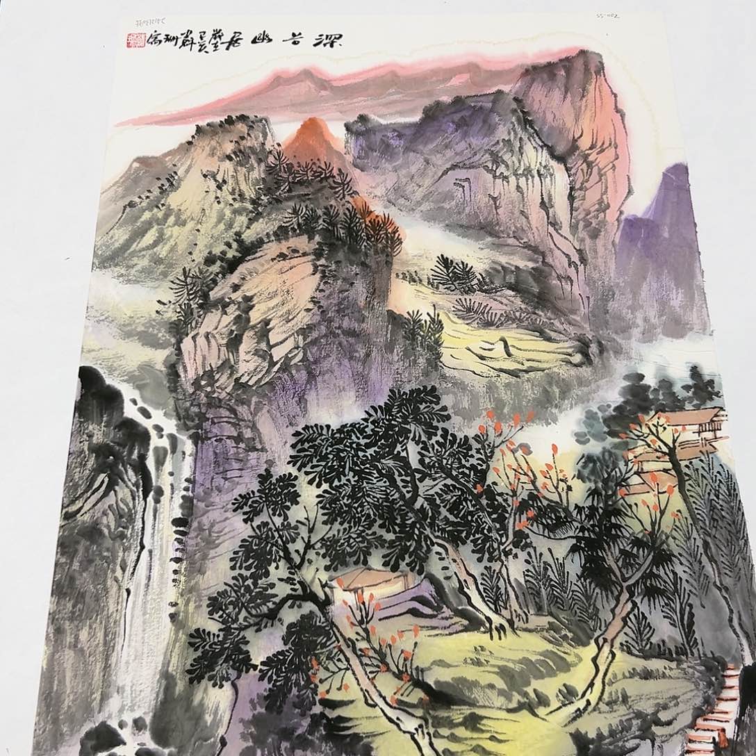 国画苏珊展览原作