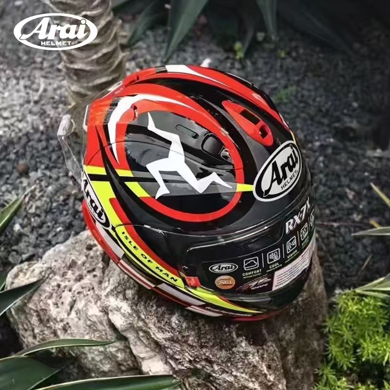 Arai RX7X摩托车头盔进口日本23曼岛TT机车跑盔赛道全盔四季男女