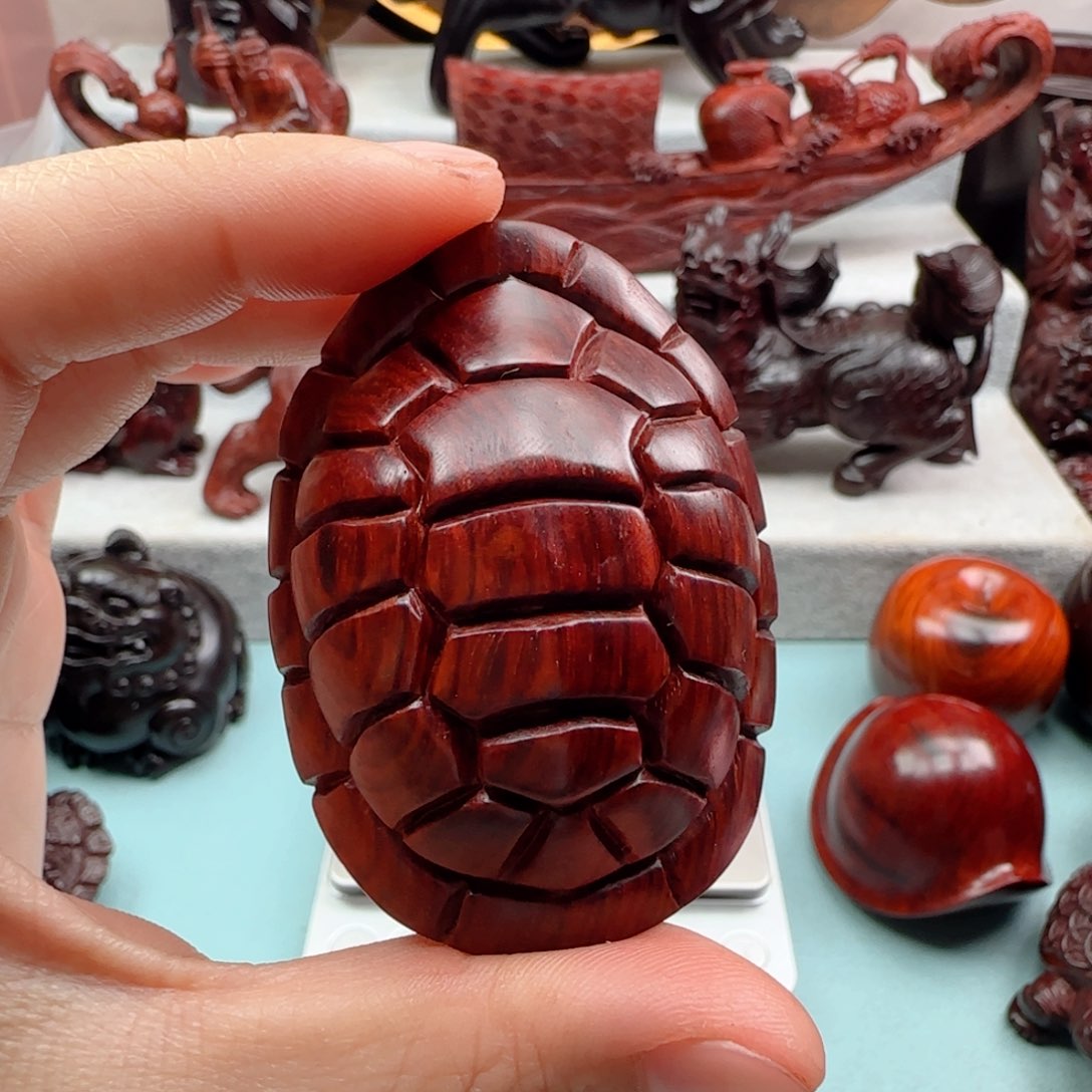 小叶紫檀把件#****#富甲