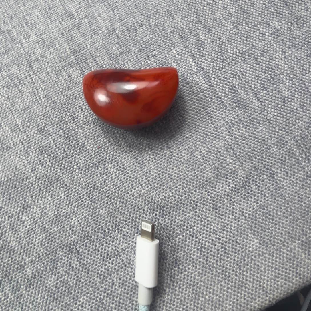 南红玛瑙颈饰合金菠*饭
