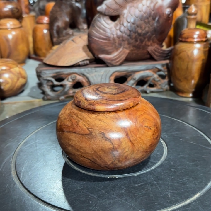 啊***看黄花梨/降香黄檀罐
