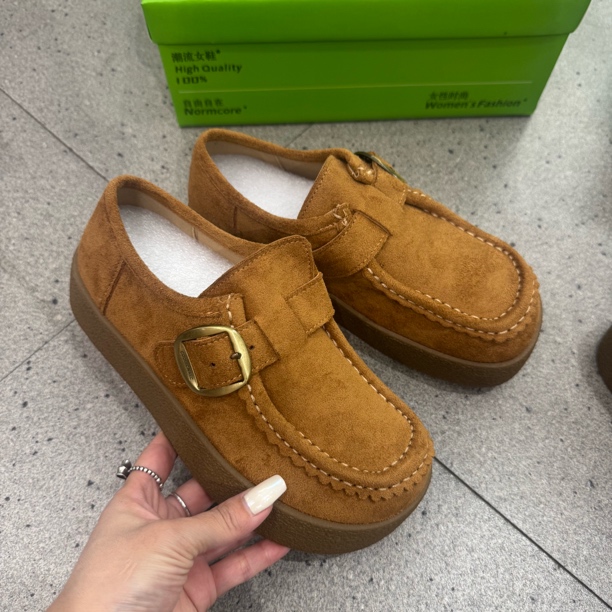 娜娜家55-2新款时尚百搭休闲袋鼠鞋