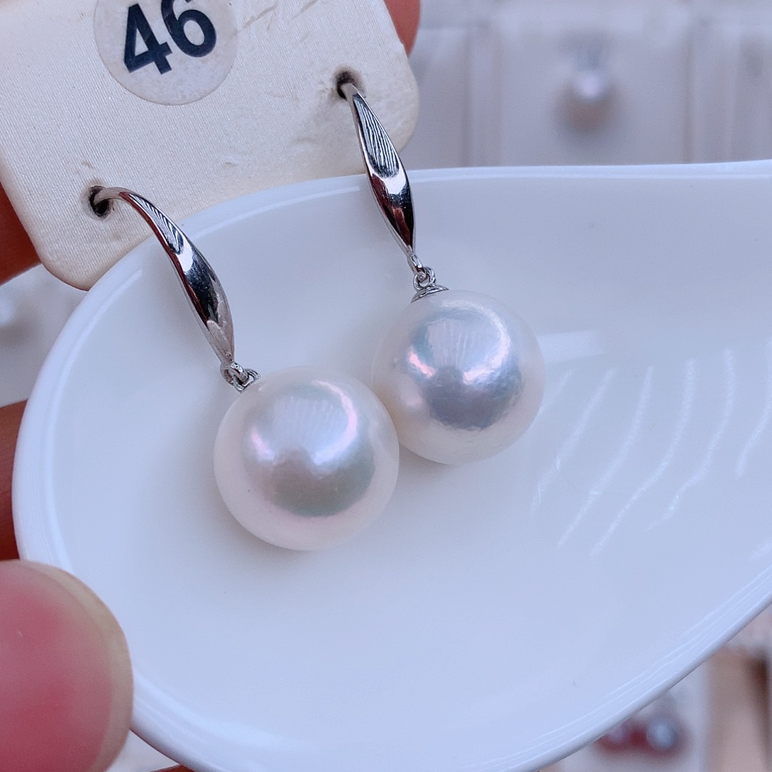 银S925镶嵌淡水珍珠颈饰