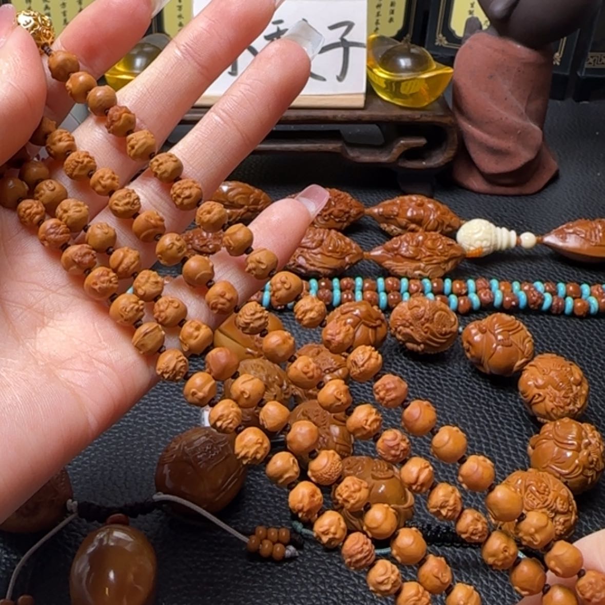 【闪购商品】橄榄核吊坠核尖108罗汉