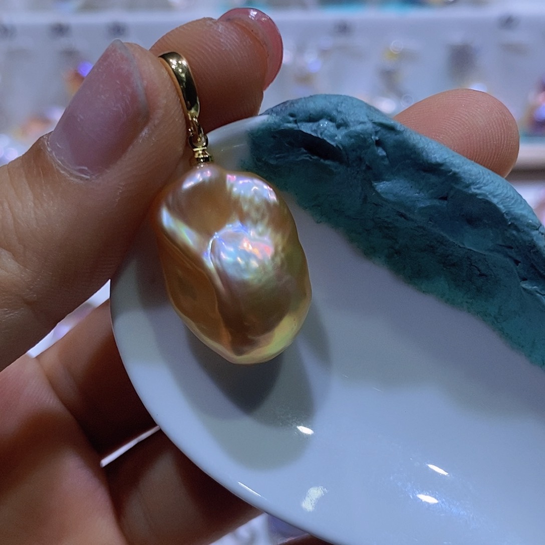 未镶嵌淡水珍珠吊坠