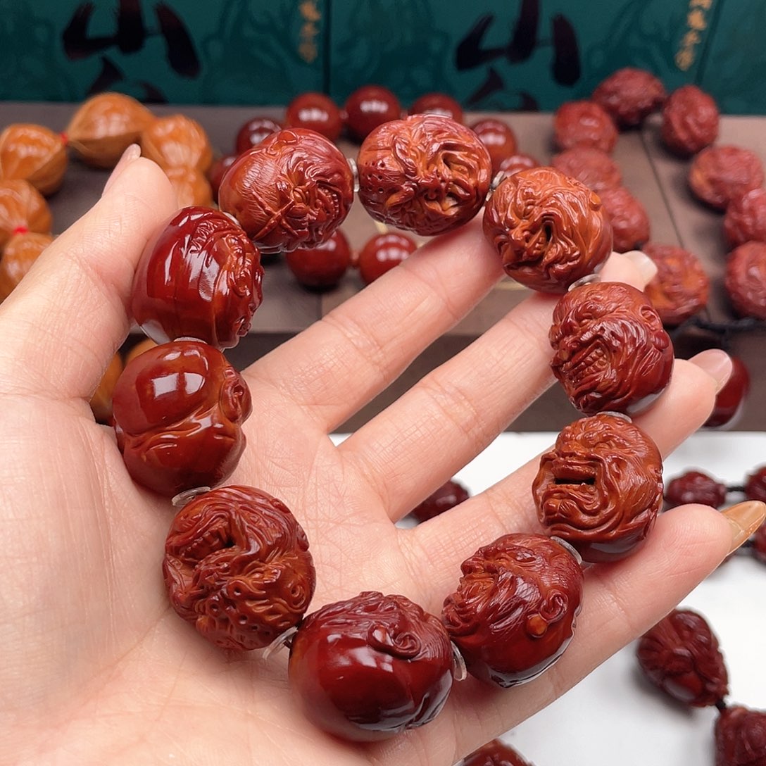 橄榄核手串家**妻恶僧手串