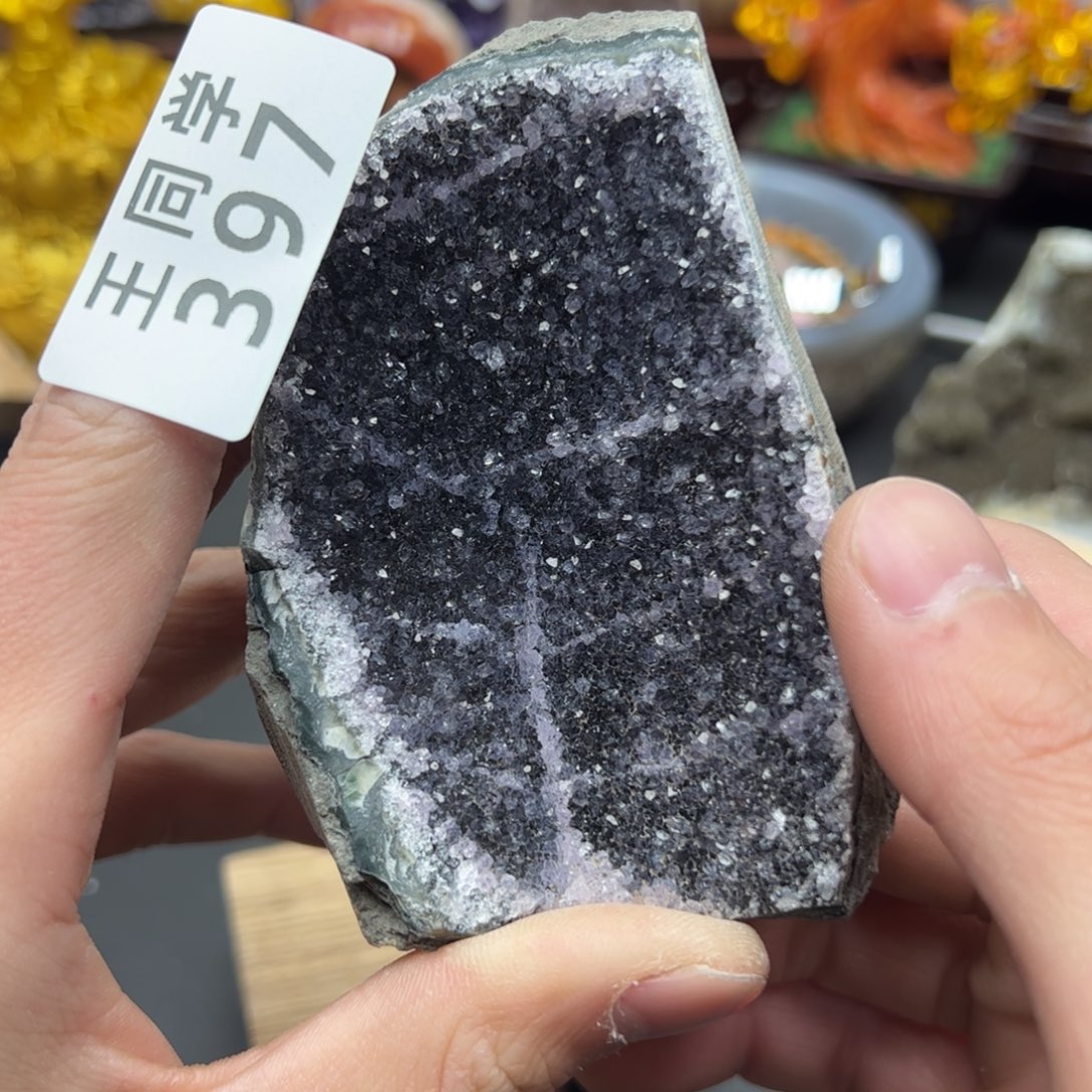 紫晶水晶摆件未镶嵌397