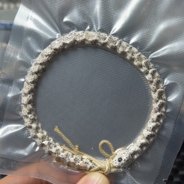 星月菩提手串蛇骨白