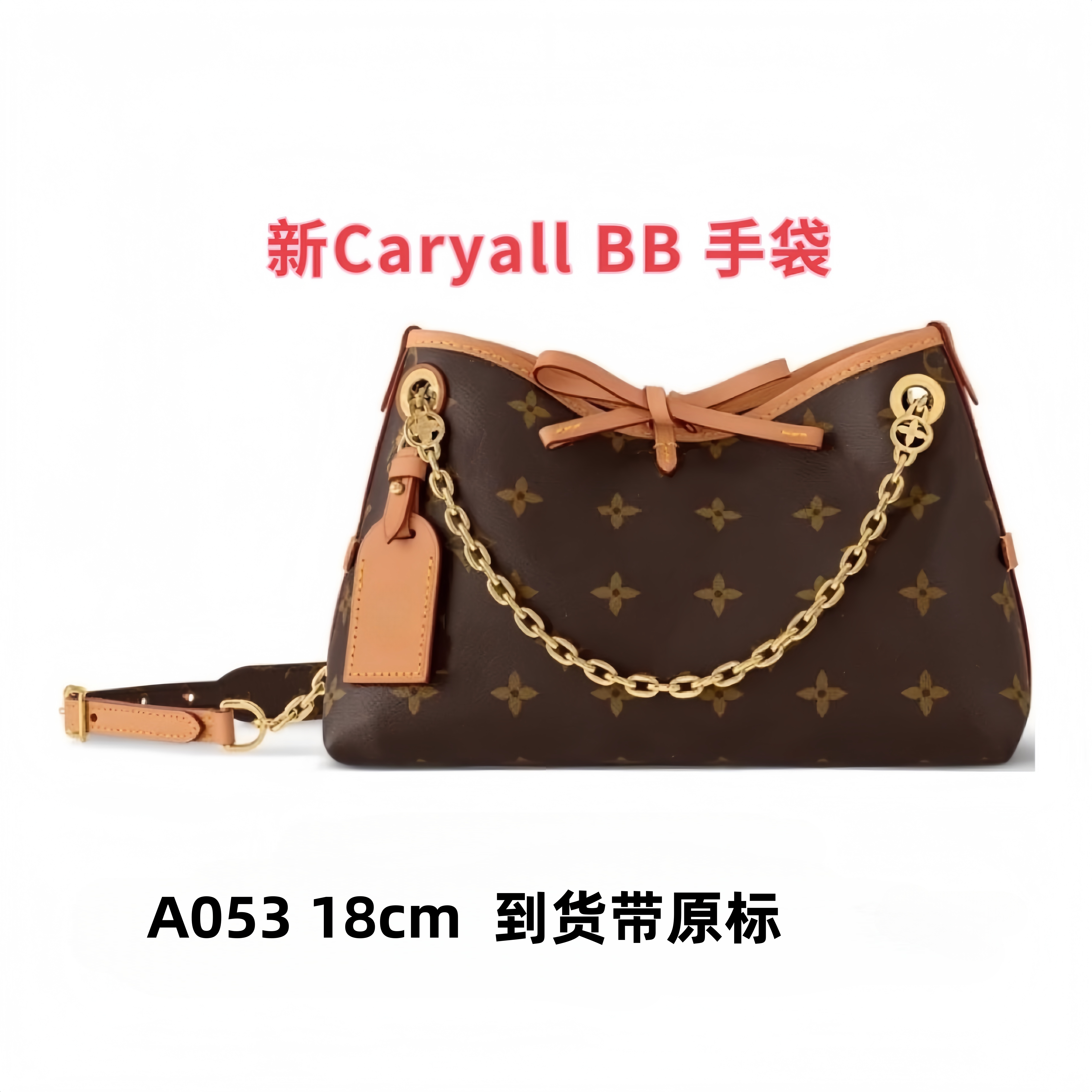 A053carryallBB 18cm【里外原标】现货礼盒发货单肩包