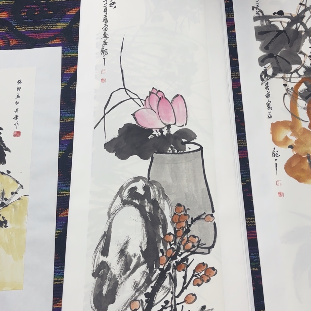国画国画老师作品刘