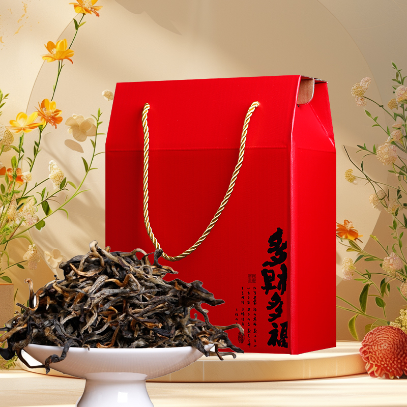 彩程2008年老白茶散茶250克礼盒装