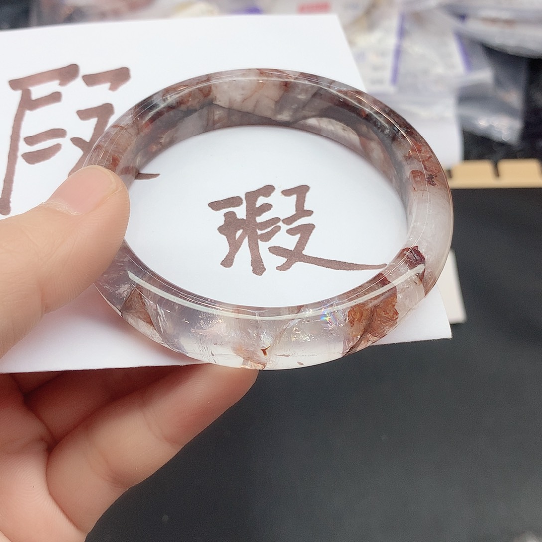 水晶手镯未镶嵌183（5859瑕疵