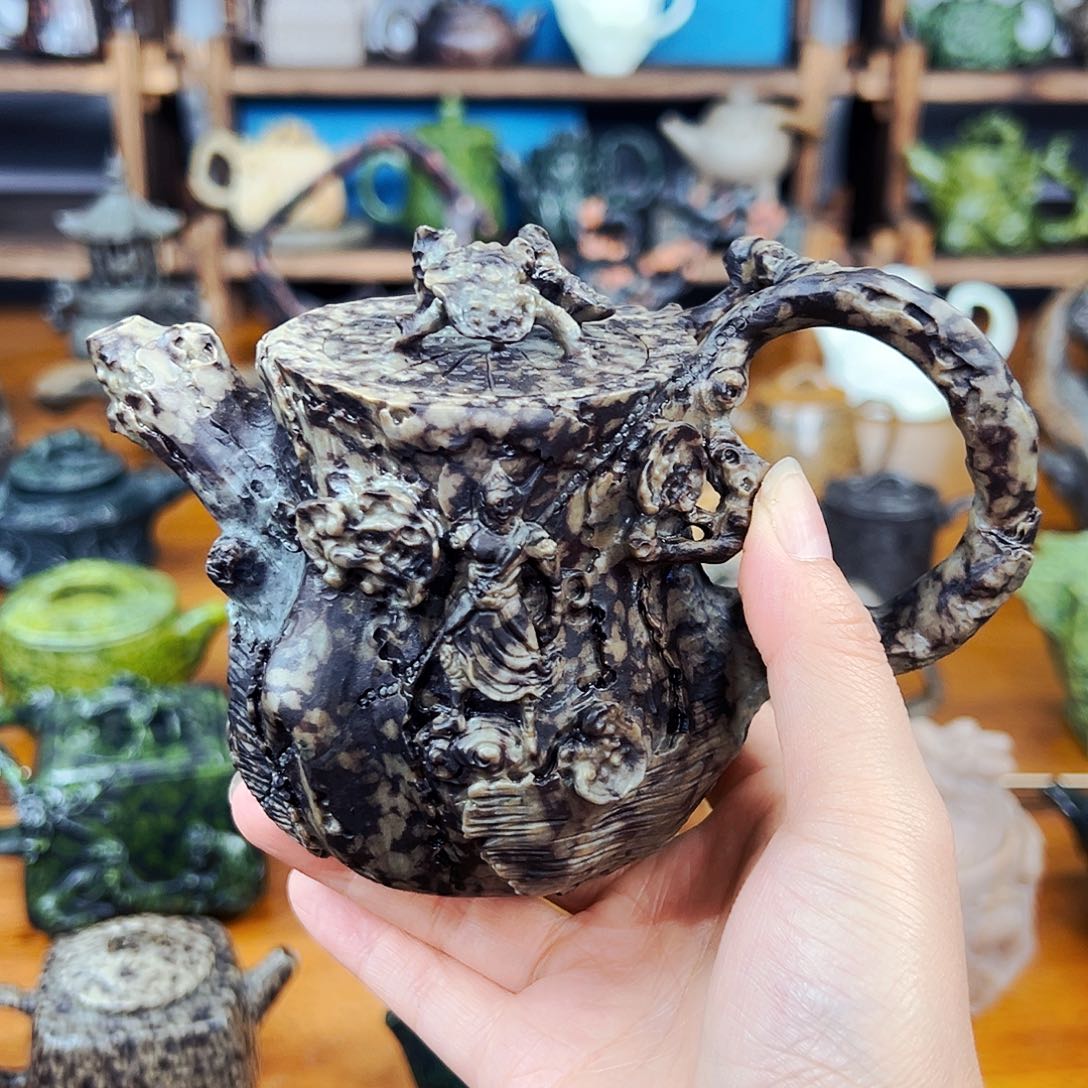 茶空间天然石料米粒石不退不换用****4