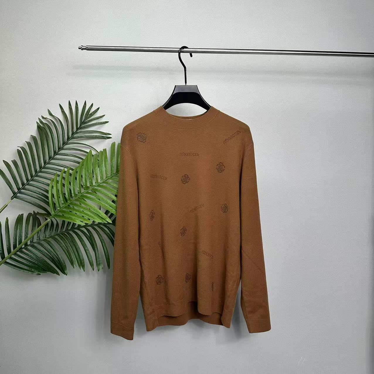 2024男士长袖时尚休闲百搭圆领秋冬98001