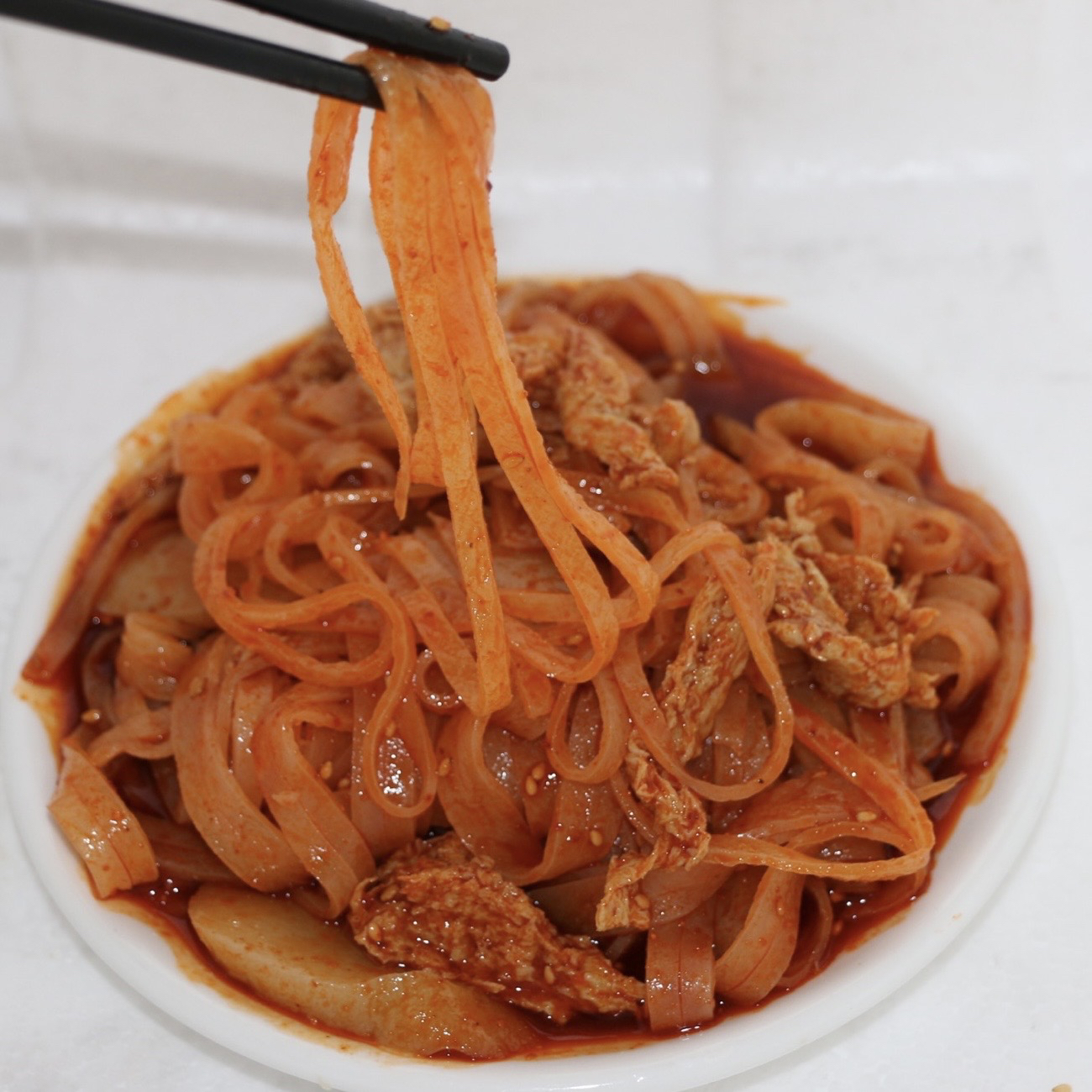 啊啷超哥擀面皮系列 擀面皮 呱呱 豆芽拌面筋陕西宝鸡岐山擀面皮