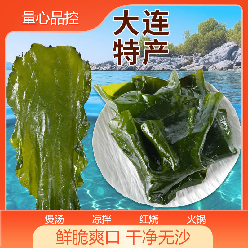 大连新鲜盐渍整颗海带 净重4.6斤
