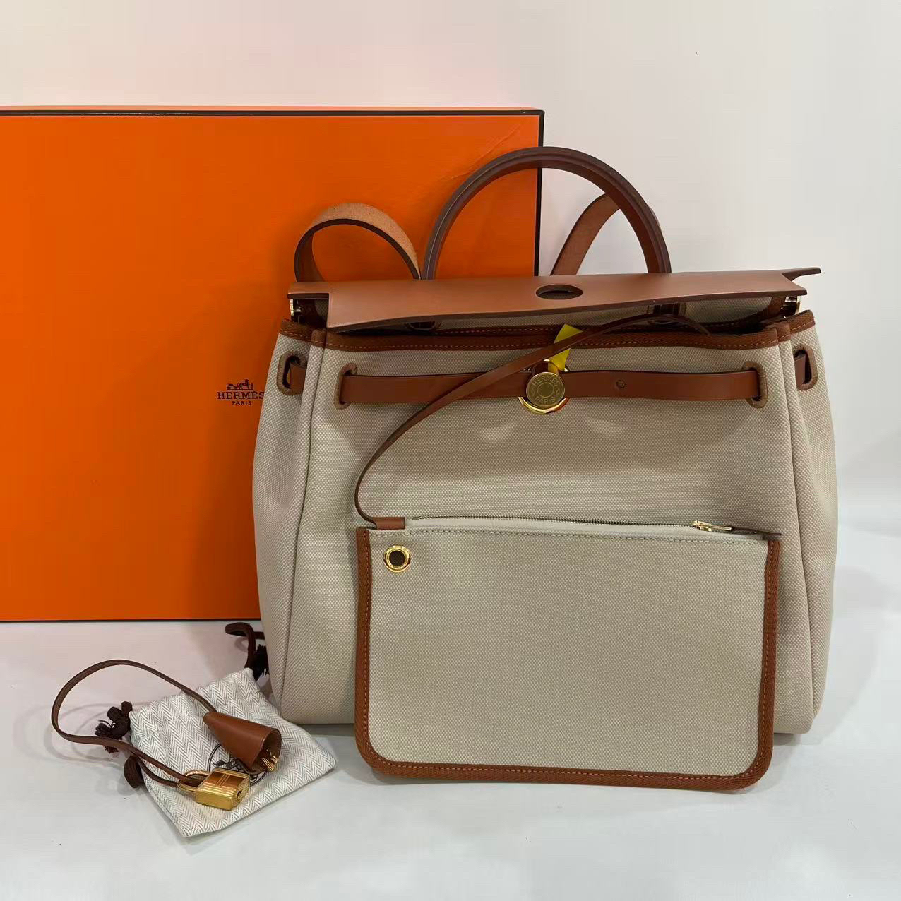 95新 Hermes/爱马仕 捐金沉珠/herbag31 Z刻 单肩