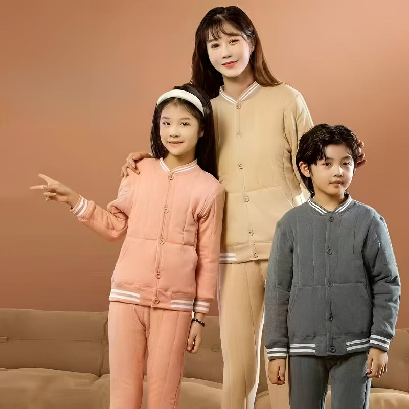 K6-111冬季儿童内胆棉服保暖校服神器套装学生内搭棉衣