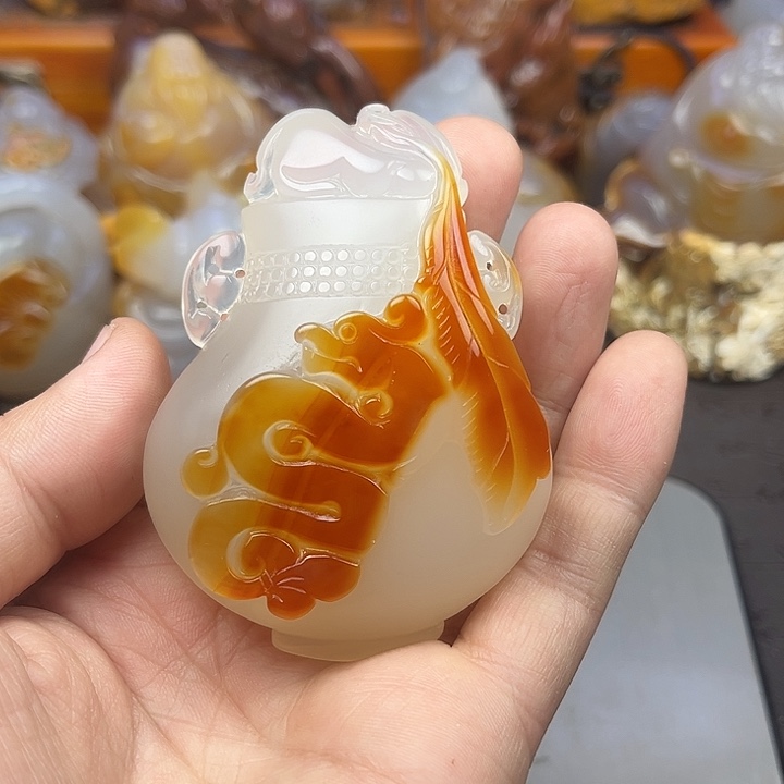 玛瑙/玉髓摆件未镶嵌咭**师