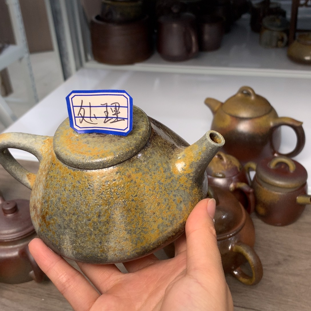 紫砂茶壶纯自然柴烧