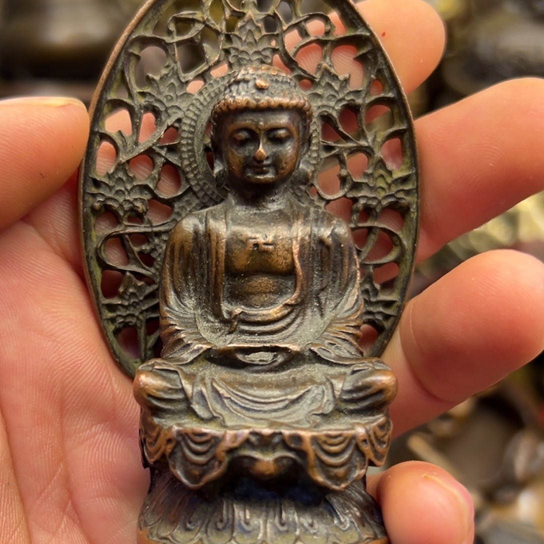 铜摆件欢迎欢迎你