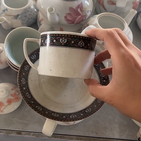 其他瓷咖啡杯一套陶瓷