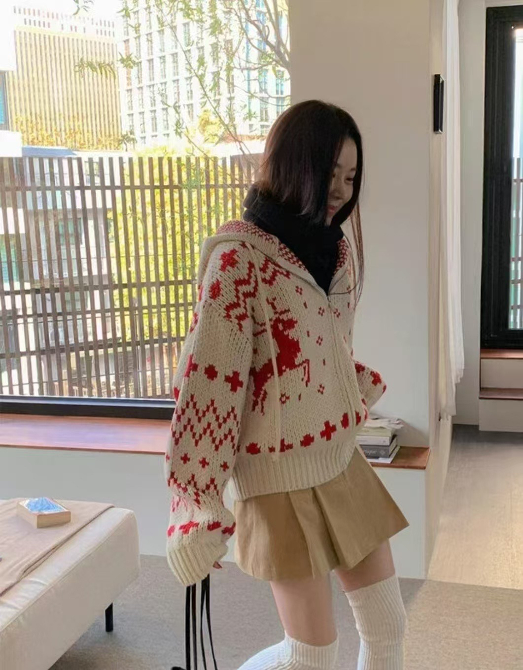 泡菜正品 no退no换 麋鹿毛衣