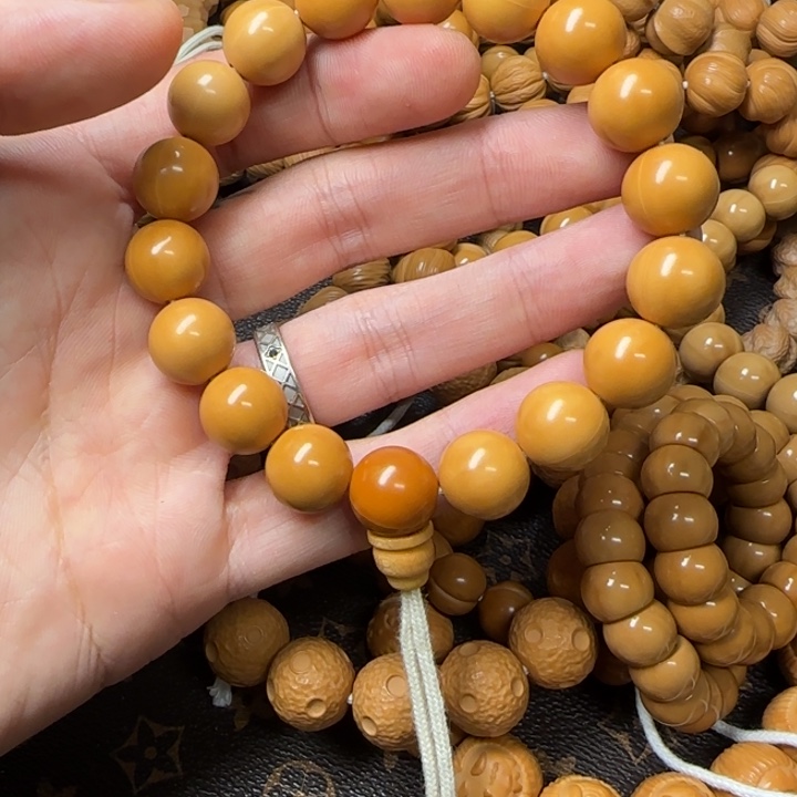 手串猴头核桃光珠