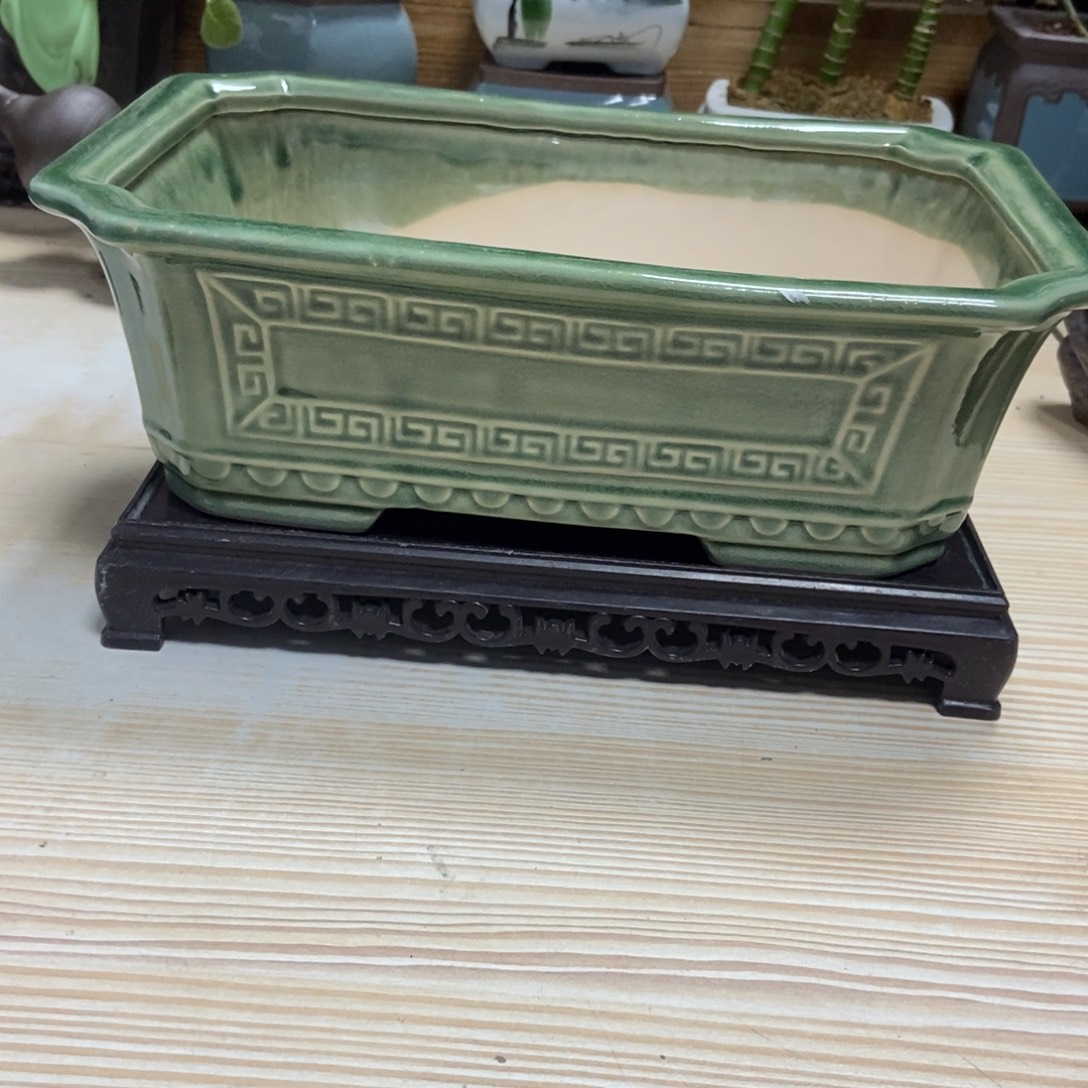 瓷片陶瓷花盆陶瓷艺术